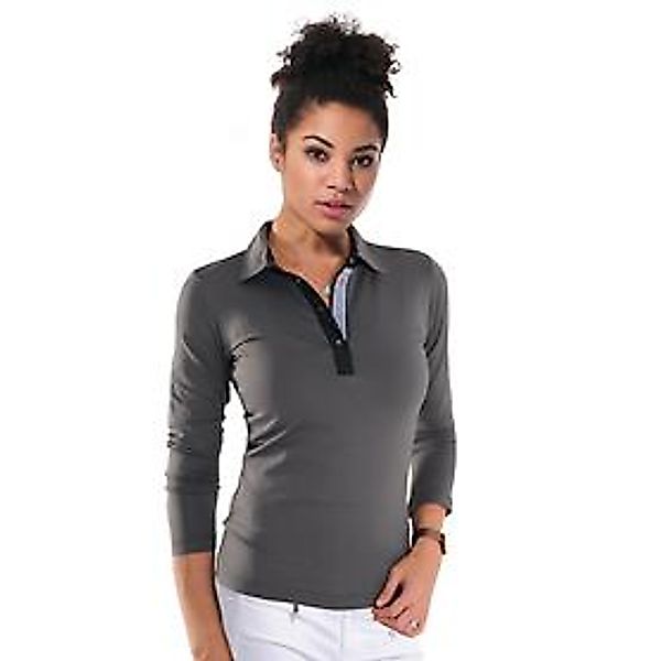 Langarm-Shirt 'Meryl' steel Gr. 44 günstig online kaufen