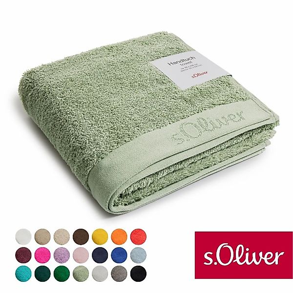 s.Oliver Handtuch "s.Oliver, Premium Qualität, 600 gr/m², auch als Sets erh günstig online kaufen