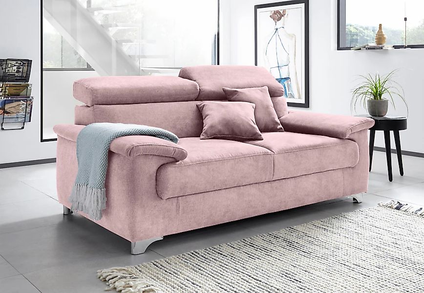 DOMO collection 2-Sitzer "Mira inklusive Kopfteilverstellung für mehr Wohlf günstig online kaufen