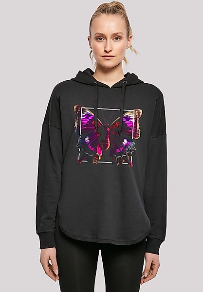 F4NT4STIC Kapuzenpullover "Pink Schmetterling OVERSIZE TEE", Print günstig online kaufen