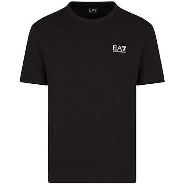 Ea7 Emporio Armani  T-Shirts & Poloshirts Pima Cotton Core ID T-Shirt Black günstig online kaufen