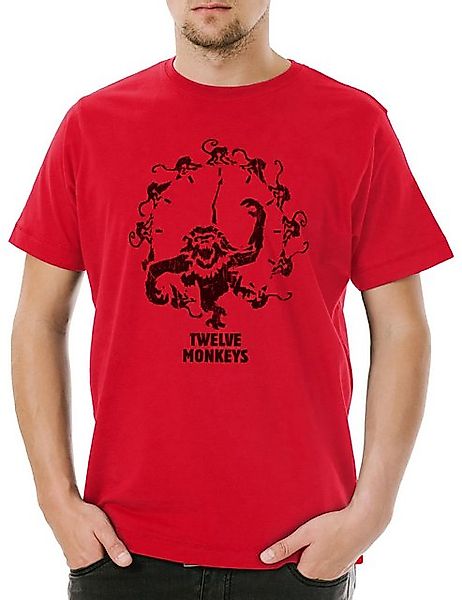 Urban Backwoods Print-Shirt 12 Monkeys Herren T-Shirt Twelve Affen Movie Un günstig online kaufen