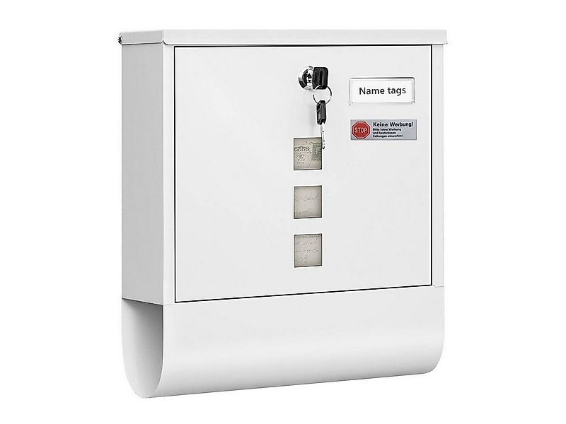 Woltu Wandbriefkasten (1-St), Postkasten mit Zeitungsfach Sichtfenstern, ab günstig online kaufen