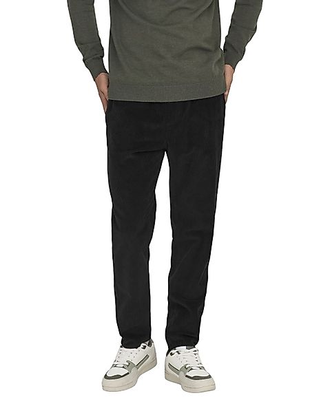 Only & Sons Herren Sweatpant ONSLINUS TAP CORDUROY 0185 PANT - Tapered Fit günstig online kaufen