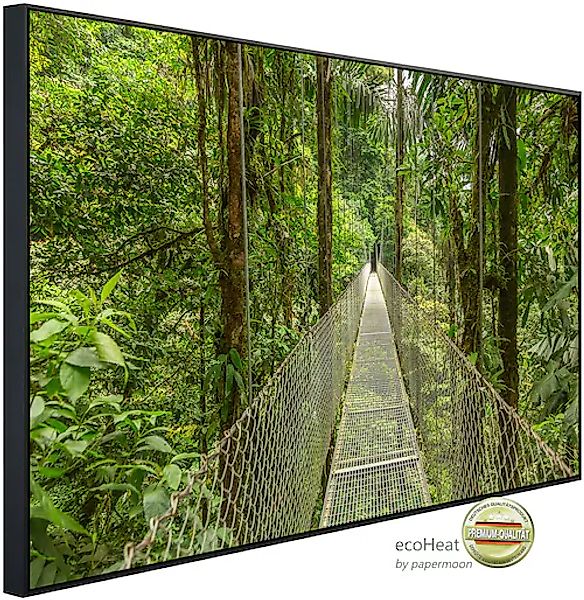 Papermoon Infrarotheizung »Hängebrücke durch Dschungel«, sehr angenehme Str günstig online kaufen