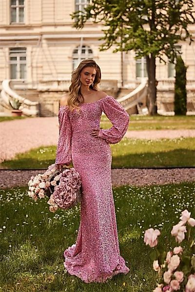 RUZU UG Abendkleid Hochzeitskleid Schulterfreies Kleid Damen Röhrenkleid Ba günstig online kaufen