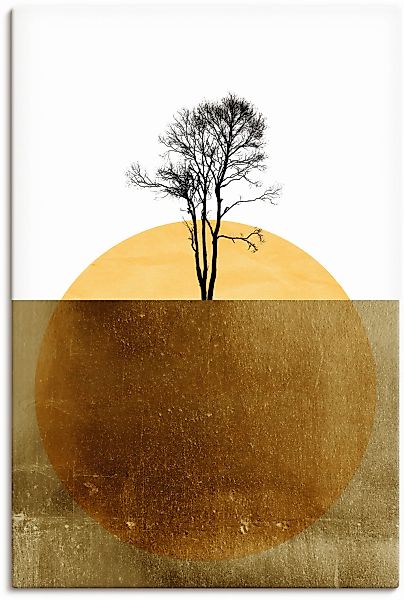 Artland Wandbild "Goldener Ozean" Meer Bilder 1 Stk. tlg. als Alubild, Outd günstig online kaufen