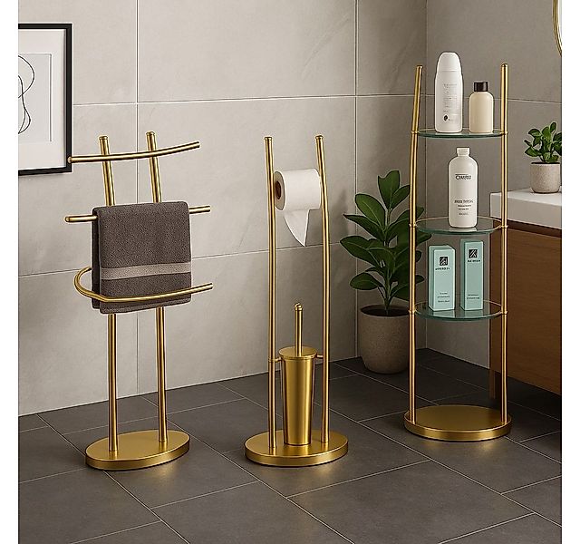 moebel-direkt-online Toilettenpapierhalter WC-Serie aus Metall, wahlweise m günstig online kaufen