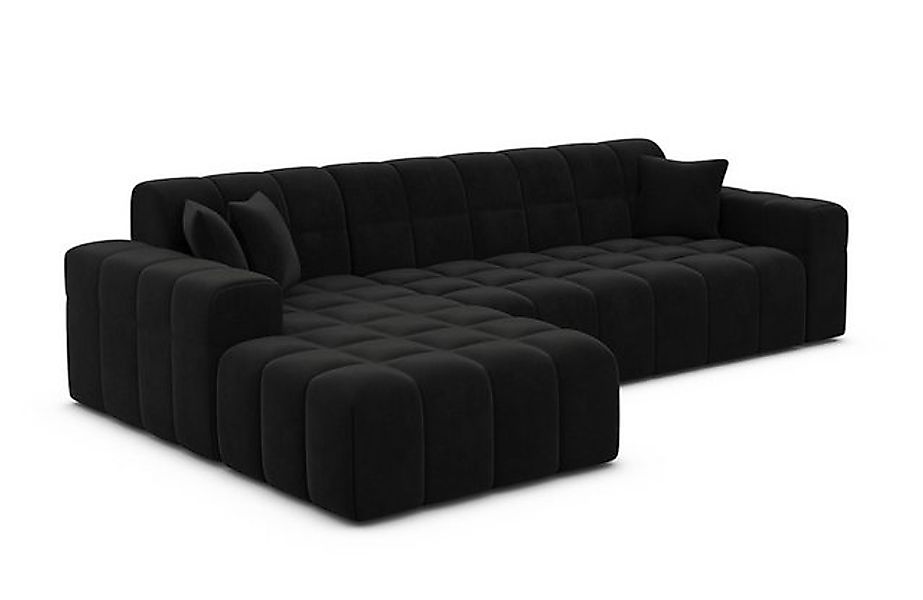 Sofa Dreams Ecksofa Ibiza L Form kurz Stoff, Ottomane - Ausrichtung wählbar günstig online kaufen