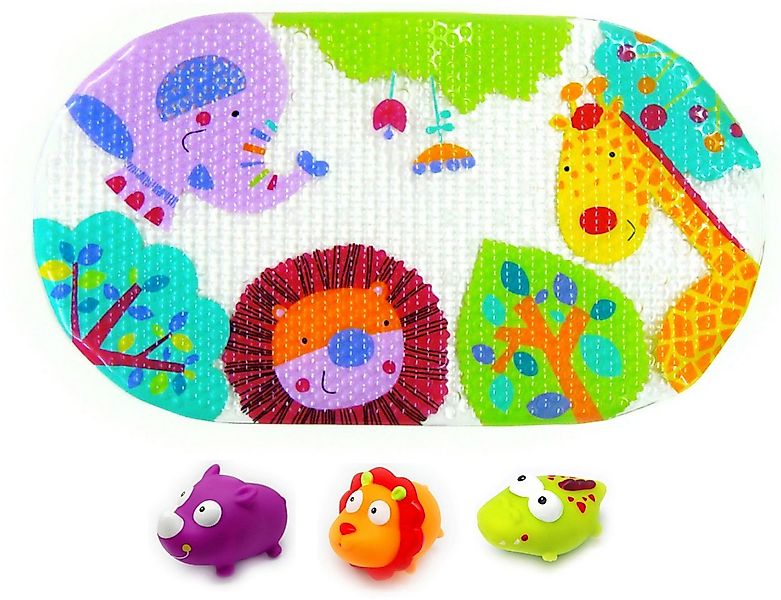 Knorrtoys® Badespielzeug Escabbo® Bademattenset, Dschungelsafari (4-tlg), m günstig online kaufen