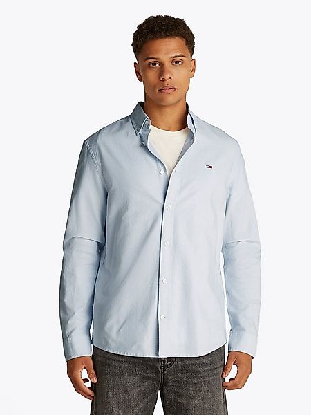 Tommy Jeans Langarmhemd TJM REG OXFORD SHIRT EXT Mit Rundhalsausschnitt günstig online kaufen