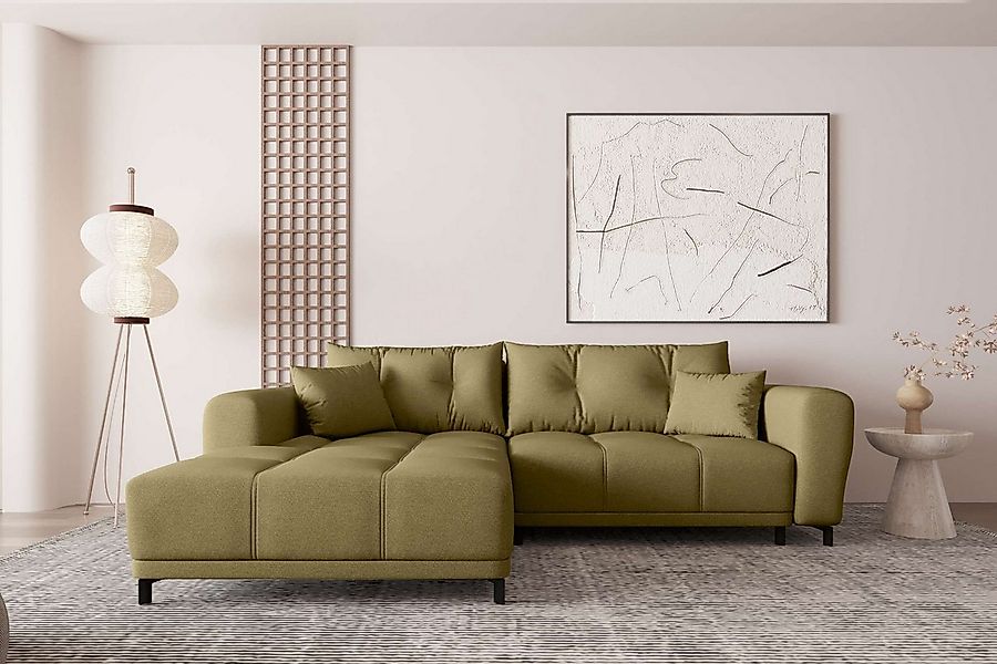 99rooms Ecksofa Massimo, Sofa L-Form, Eckcouch, mit oder ohne Schlaffunktio günstig online kaufen