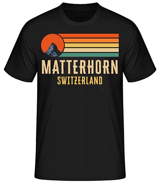 Matterhorn Switzerland · Männer Basic T-Shirt günstig online kaufen
