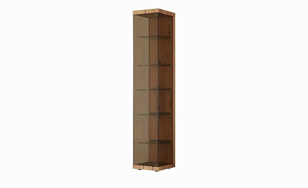 HARTMANN Vitrine  Vela ¦ holzfarben ¦ Maße (cm): B: 39 H: 207 T: 44.0 Schrä günstig online kaufen