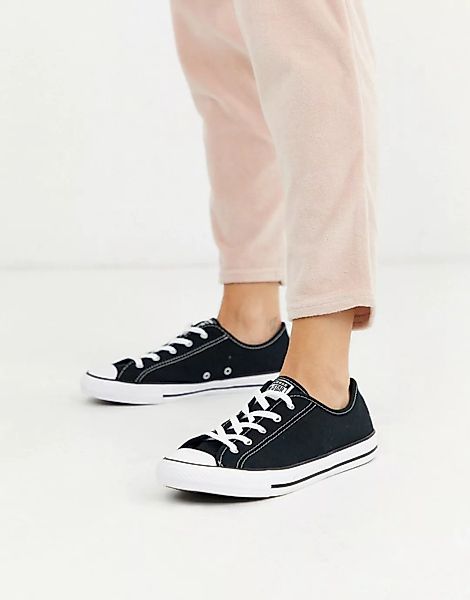 Converse – Chuck Taylor All Star Dainty – Schwarze Sneaker günstig online kaufen