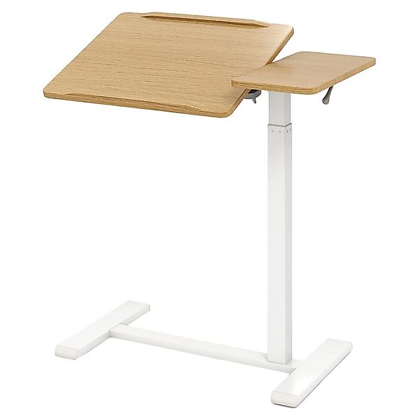 Costway Pflegetisch mit Versteckten Rollen Betttisch Krankentisch günstig online kaufen