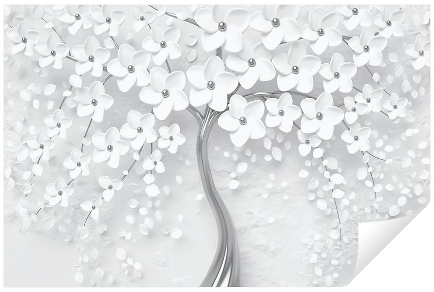 Wallarena Fototapete 3D EFFEKT Blumen Baum günstig online kaufen