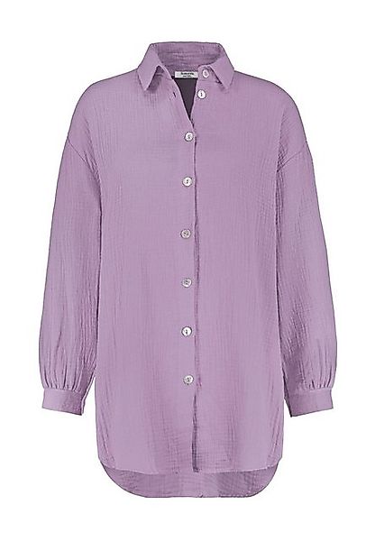 SUBLEVEL Blusenshirt Oversize langram Bluse mit Knopfleiste Crepe Bluse günstig online kaufen