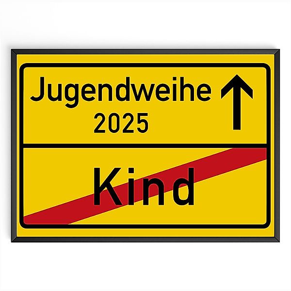 Tigerlino Poster Jugendweihe 2025 Geschenk zur günstig online kaufen