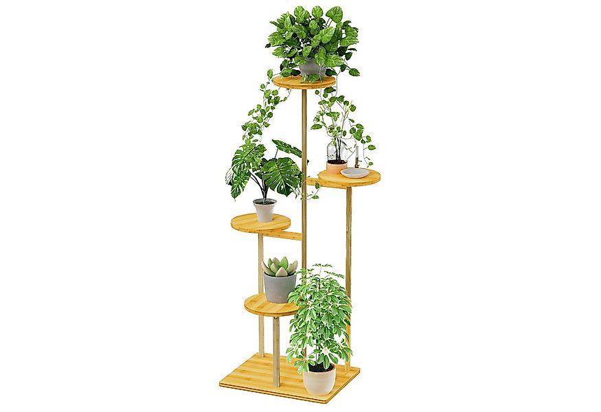 Ribelli Pflanzentreppe 5 Etagen Pflanzenständer, Blumenständer 106cm Höhe, günstig online kaufen