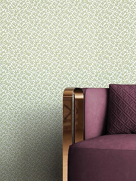 Newroom Vliestapete, Grün Tapete Landhaus Blumen günstig online kaufen