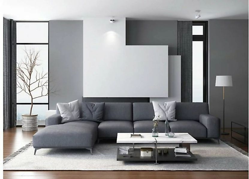 JVmoebel Ecksofa Wohnlandschaft Ecksofa L-Form Couch Sitz Polster Set Garni günstig online kaufen