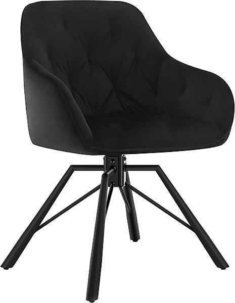 Woltu 4-Fußstuhl (1 St), drehbar, Esszimmerstuhl günstig online kaufen