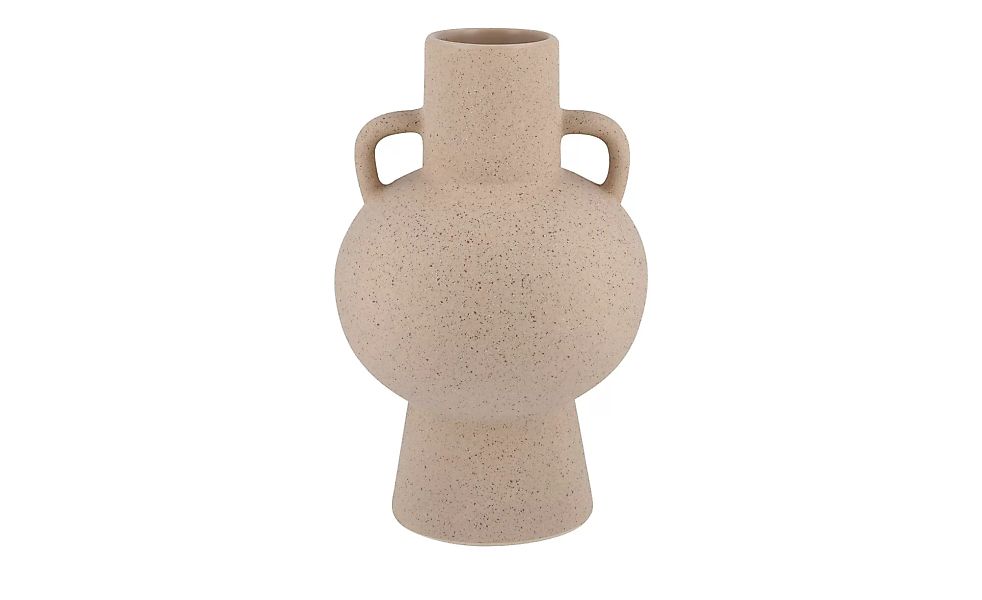 Vase ¦ beige ¦ Steinzeug ¦ Maße (cm): H: 24  Ø: 15.5 Accessoires > Vasen - günstig online kaufen
