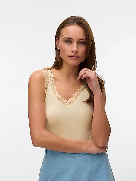 Vero Moda Spitzentop "VMROSA SL TOP JRS NOOS" Viskosemischung günstig online kaufen