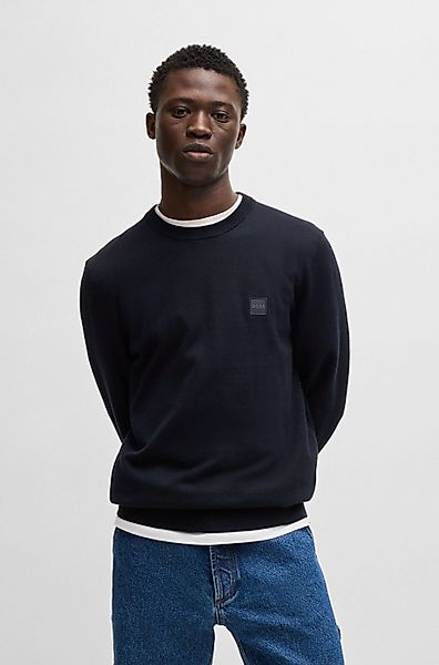 BOSS ORANGE Strickpullover Kanovano mit Rundhalsausschnitt günstig online kaufen