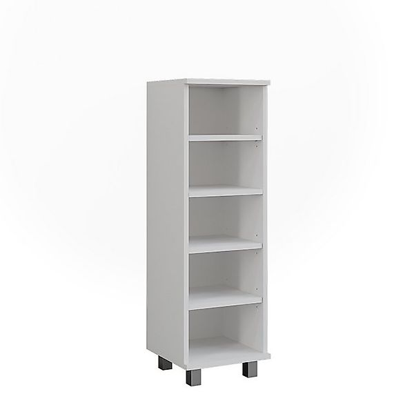 Vicco Midischrank Ilias, Weiß, 30.2 x 95 cm mit 5 offenen Fächern günstig online kaufen