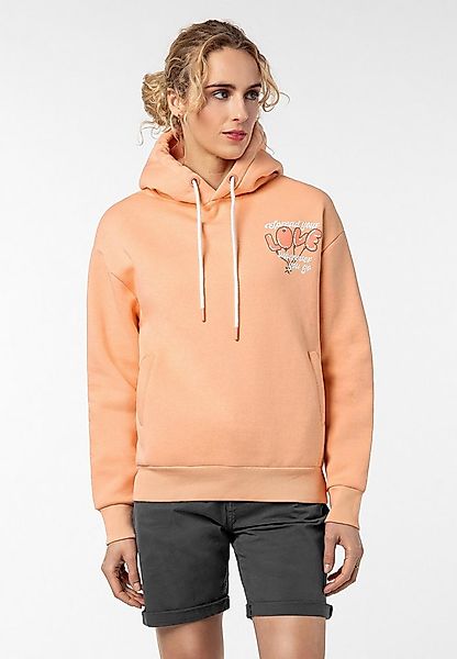 SUBLEVEL Kapuzenpullover mit Gute-Laune-Print Sweater, Kapuzensweatshirt mi günstig online kaufen