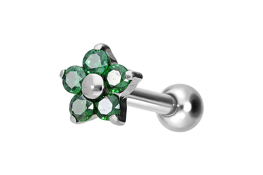 PIERCINGLINE Single-Ohrstecker Titan Ohrpiercing mit Innengewinde günstig online kaufen