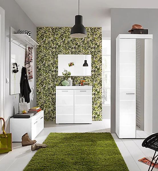 INOSIGN Garderobenschrank "Avena", Flurschrank mit Spiegeltür - (B/T/H) 80/ günstig online kaufen