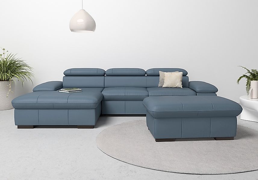Home affaire Ecksofa "Alberto L-Form", mit Kopfteilverstellung, wahlweise m günstig online kaufen
