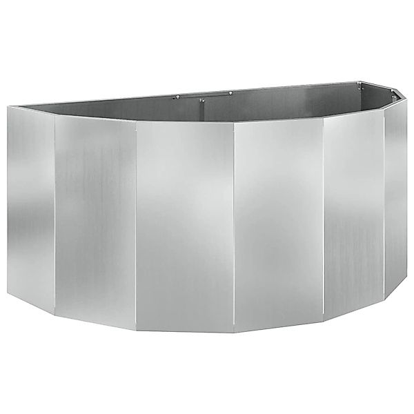 vidaXL Pflanzkübel Silber 120 x 60 x 50 cm Verzinkter Stahl 883708 günstig online kaufen