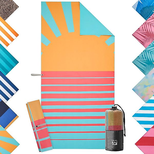 Blumtal Reisehandtuch Strandhandtuch 90x180 cm aus günstig online kaufen