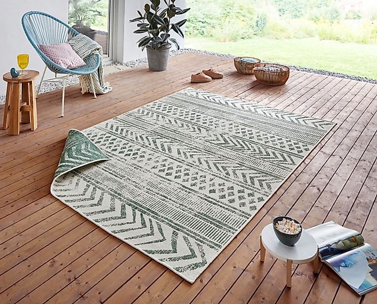 HANSE Home Teppich »BIRI Wendeteppich«, rechteckig, 5 mm Höhe, In-& Outdoor günstig online kaufen