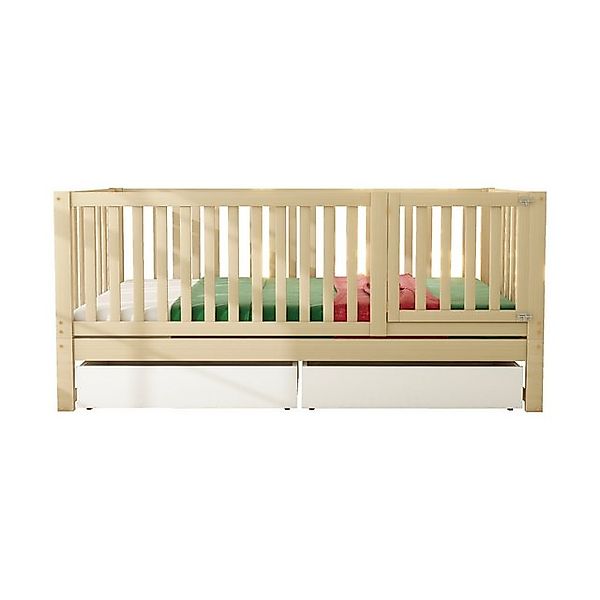 OKWISH Kinderbett Multifunktional Holzbett Jugendbett Funktionsbett Staurau günstig online kaufen