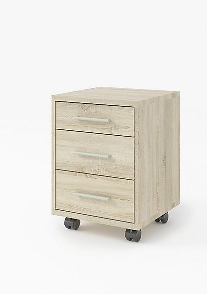 Bega Consult Rollcontainer in Sonoma/Eiche mit 3 Schubladen, (BxHxT: 40x56x günstig online kaufen