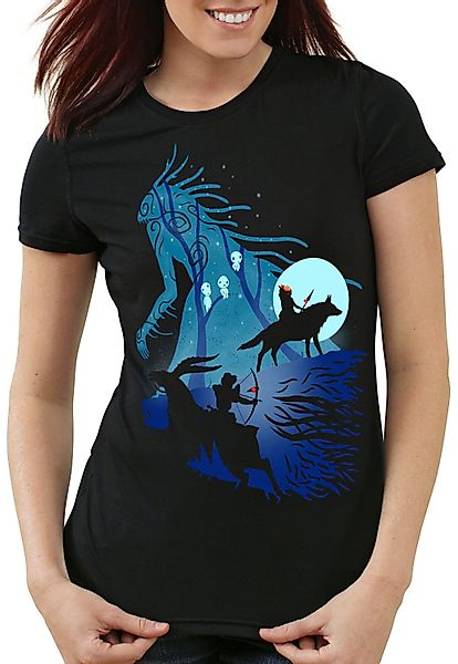 style3 T-Shirt Mononoke Vollmond wolf prinzessin günstig online kaufen