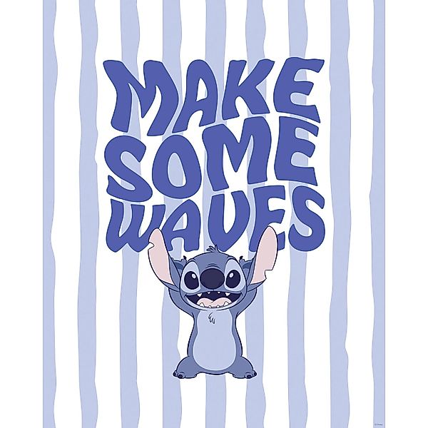 Komar Wandbild Disney Lilo and Stitch Make Some Waves 40 cm x 50 cm günstig online kaufen