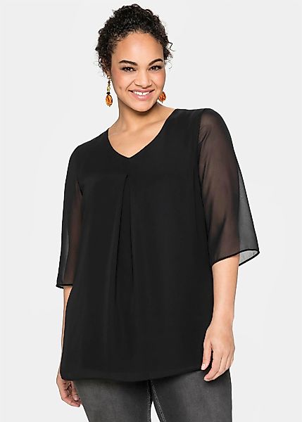 Sheego Chiffonbluse günstig online kaufen