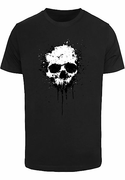 MisterTee T-Shirt "MisterTee Artsy Skull Paint Tee", 1 Stk. günstig online kaufen