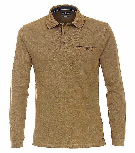 CASAMODA Langarm-Poloshirt CASAMODA Polo-Shirt Langarm gestreift günstig online kaufen