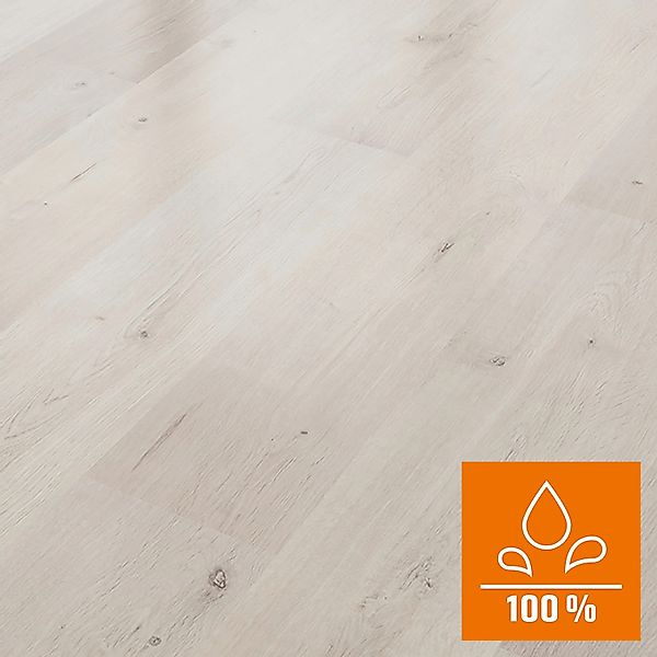 Classen Laminat 8 mm Wasserfest Oak Light Grey Mix günstig online kaufen