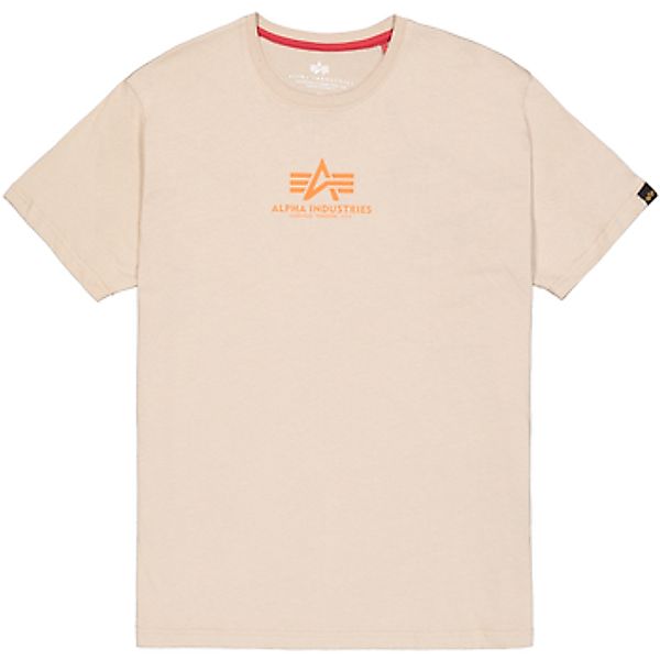 Alpha Industries  T-Shirt Basic T-Shirt ML - organic beige günstig online kaufen