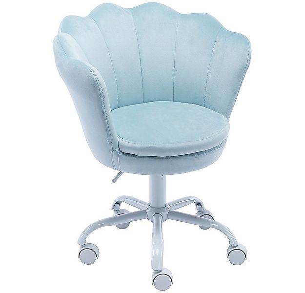 WAHSON OFFICE CHAIRS Loungesessel Kinder-Drehstuhl aus Samt/Kunstfell im Bl günstig online kaufen