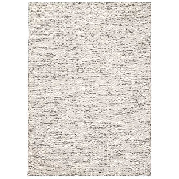 Nyoko Wollteppich 170 x 240cm White günstig online kaufen