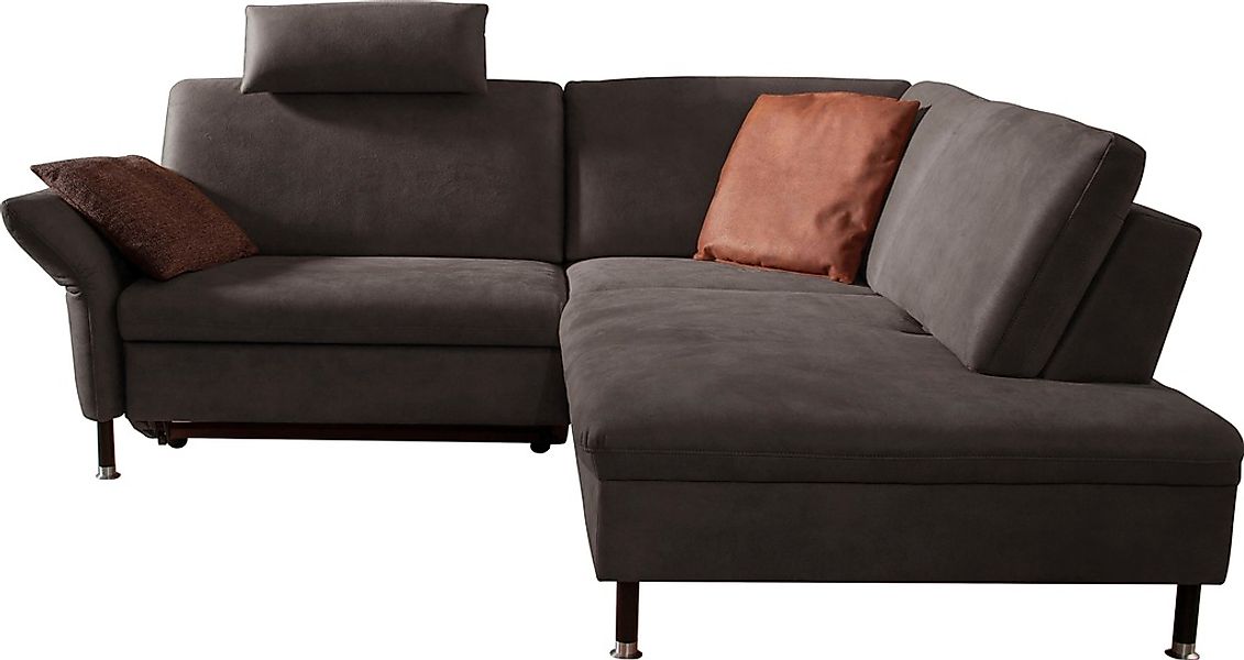 alina Ecksofa »Janis« inkl. Sitztiefenverstellung und Kopfstütze günstig online kaufen